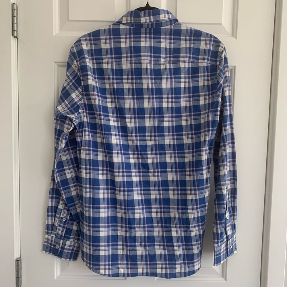Vineyard Vines Classic Fit Plaid Spread Collar Cotton Cashmere Shirt Size XS NWT - Picture 2 of 8